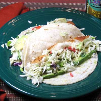Fish Tacos and Cilantro Coleslaw, 20 Minutes Max - RecipeNode.com