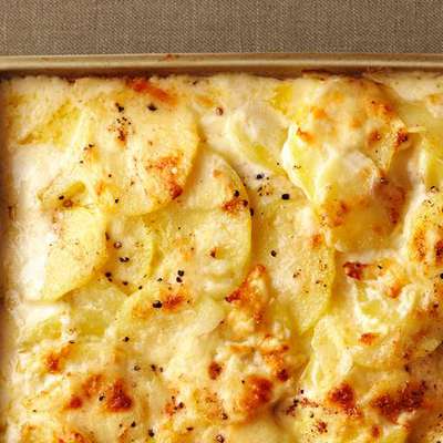 Four-Cheese Scalloped Potatoes - RecipeNode.com