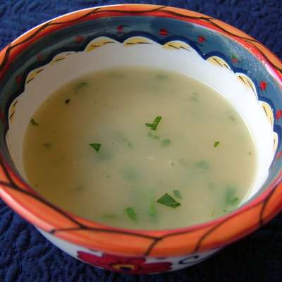 Fresh Coriander Soup (Sopa De Coentro) - RecipeNode.com