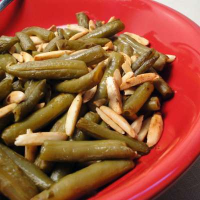 Fried Green Beans With Slivered Almonds - RecipeNode.com