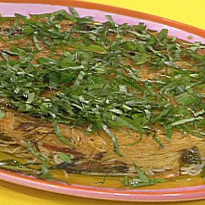 Fried Vermicelli and Green Onions - RecipeNode.com