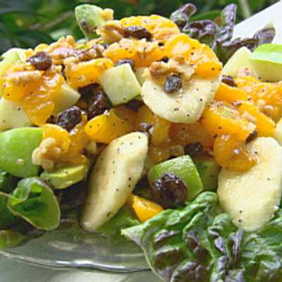 Fruit Salad with Honey Dressing - RecipeNode.com