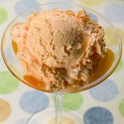 Georgia Peach Homemade Ice Cream - RecipeNode.com