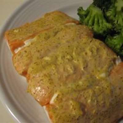 Goat Cheese Salmon - RecipeNode.com