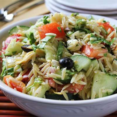 Greek Orzo Salad - RecipeNode.com