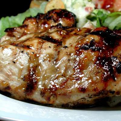 Grilled Chicken Breast With Barbecue Glaze - RecipeNode.com