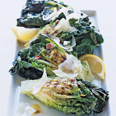 Grilled Lettuces with Manchego - RecipeNode.com
