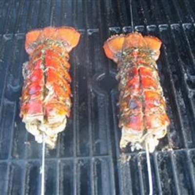 Grilled Rock Lobster Tails - RecipeNode.com