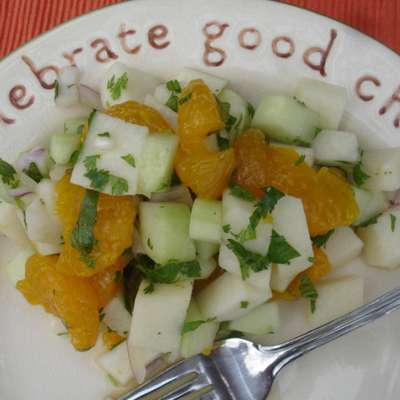 Jicama Salad With Cilantro and Chiles - RecipeNode.com