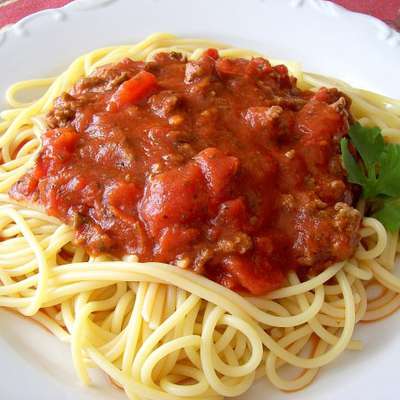 Jo Mama's World Famous Spaghetti - RecipeNode.com
