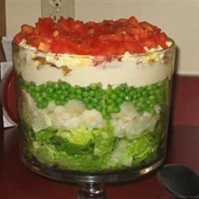 Layered Salad - RecipeNode.com