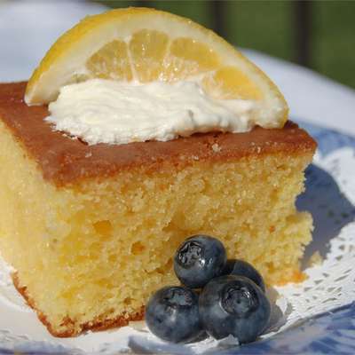 Lemon Poke Cake II - RecipeNode.com