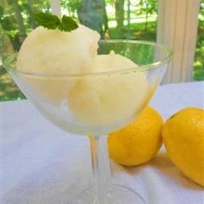 Lemon Sorbet - RecipeNode.com