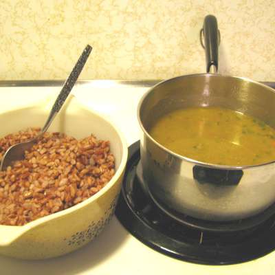 Lentil Soup With Red Yeast Rice - RecipeNode.com