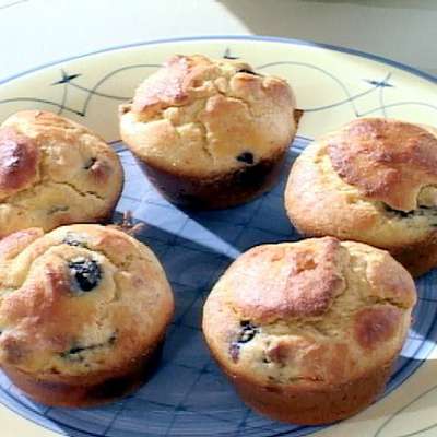 Low Carb Blueberry Muffins - RecipeNode.com