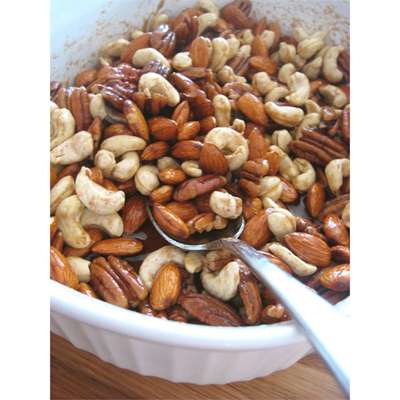 Microwave Spiced Nuts - RecipeNode.com