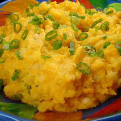 Mixed Mashed Potatoes With Scallions - RecipeNode.com