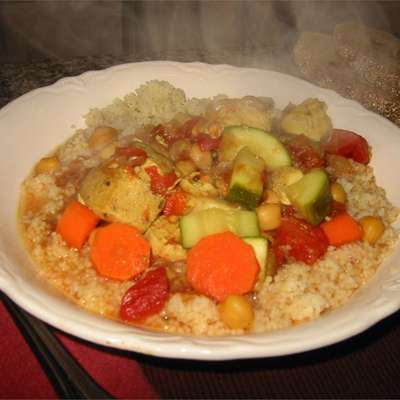 Moroccan Chicken and Whole Grain Couscous - RecipeNode.com