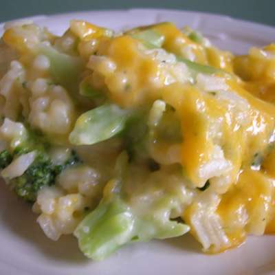 No Cheese-Whiz Broccoli Rice Casserole - RecipeNode.com