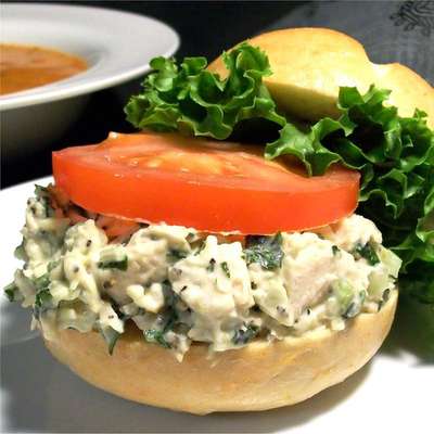 Parmesan and Basil Chicken Salad - RecipeNode.com