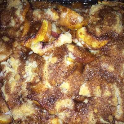 Peach Cobbler Dump Cake II - RecipeNode.com