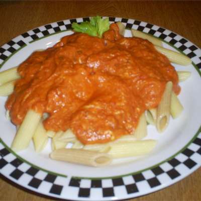 Penne with Pink Vodka Sauce - RecipeNode.com