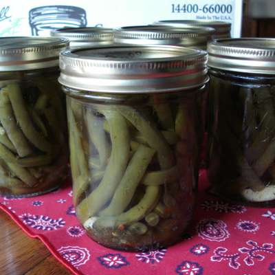 Pickled Green Beans (Dilly Beans) - RecipeNode.com
