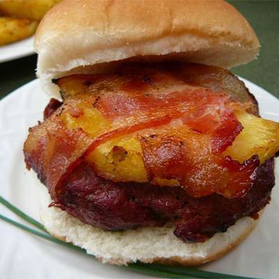 Pineapple Bacon Burgers - RecipeNode.com