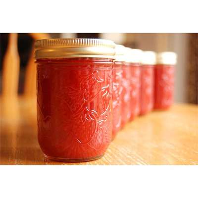 Rhubarb Strawberry Jam - RecipeNode.com
