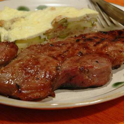 Rib Eye Steaks with a Soy and Ginger Marinade - RecipeNode.com
