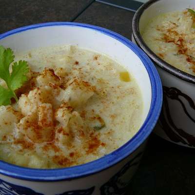 Roasted Cauliflower and Leek Soup - RecipeNode.com