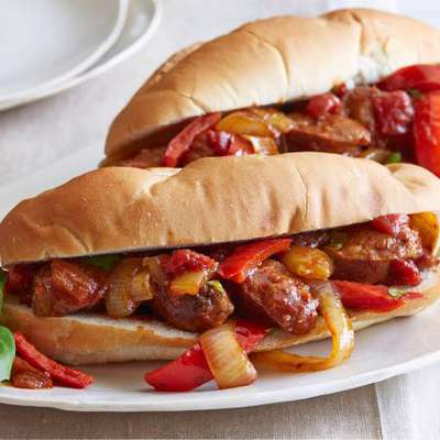 Sausage, Peppers and Onions - RecipeNode.com
