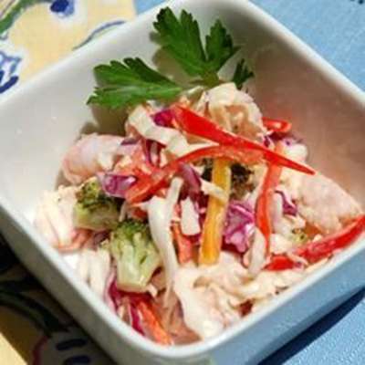 Seafood And Cabbage Salad - RecipeNode.com
