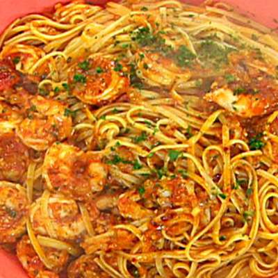 Shrimp and Linguine Fra Diavolo - RecipeNode.com