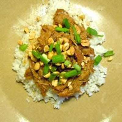 Slow Cooker Thai Pork with Rice - RecipeNode.com