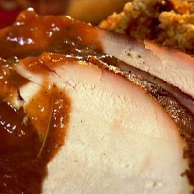 Smoked Turkey with BBQ Gravy - RecipeNode.com