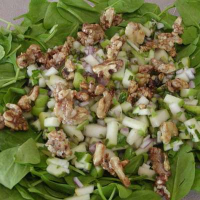 Spicy Minted Nut Salad - RecipeNode.com