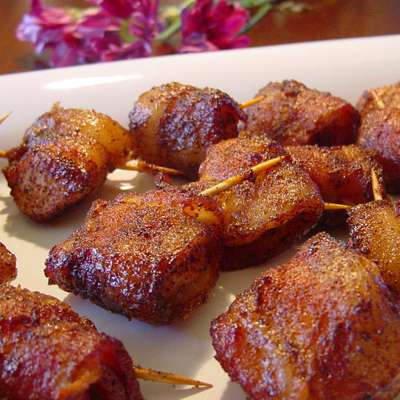 Sweet Chicken Bacon Wraps (Paula Deen) - RecipeNode.com
