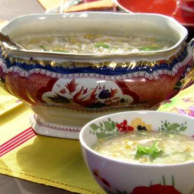 Sweet Corn and Chicken Soup - RecipeNode.com