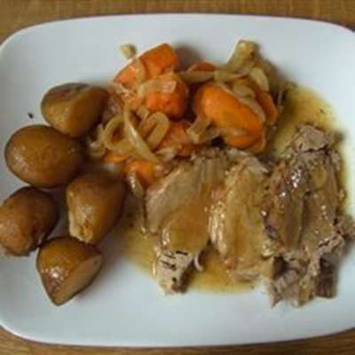 Tangy Slow Cooker Pork Roast - RecipeNode.com
