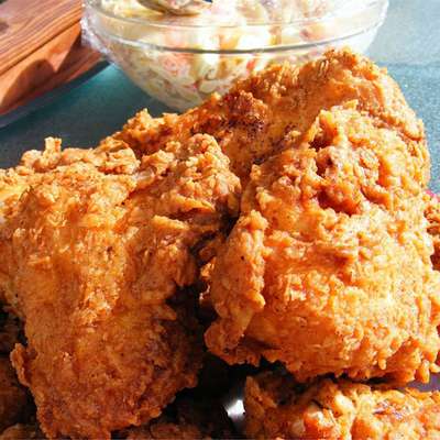 Triple Dipped Fried Chicken - RecipeNode.com