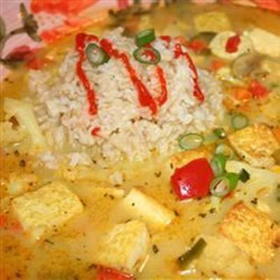 Vietnamese Style Vegetarian Curry Soup - RecipeNode.com