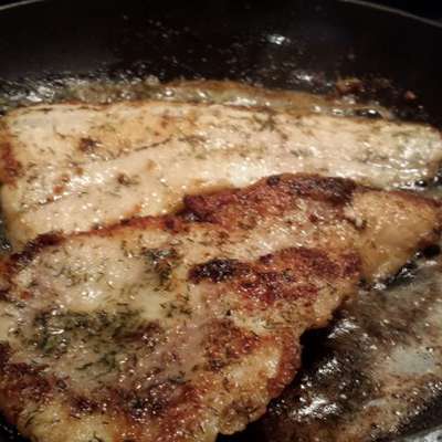 White Fish In Herbed Butter - RecipeNode.com