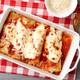 Baked Manicotti with Sausage and Peas