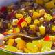 Corn and Black Bean Salad with Basil-Lime Vinaigrette