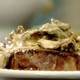New York Strip Steak with Brandied Mushrooms and Fresh Thyme