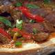 Onion and Pepper Smothered Round Steak