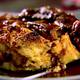 Panettone Bread Pudding with Cinnamon Syrup