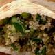 Pita Stuffed with Tabbouleh and Shards of Feta