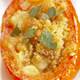 Roasted Tomatoes with Garlic, Gorgonzola and Herbs